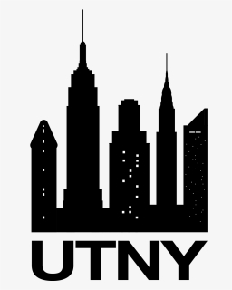 Transparent Manhattan Skyline Clipart - Flatiron Building Silhouette, HD Png Download, Transparent PNG