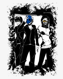 Eyeless Jack And Ticci Toby Clipart Creepypasta Jeff - Ticci Toby And Homicidal Liu, HD Png Download, Transparent PNG