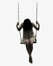 #girl #swing #horror #horrorgirl - Sad Girl In Love, HD Png Download, Transparent PNG