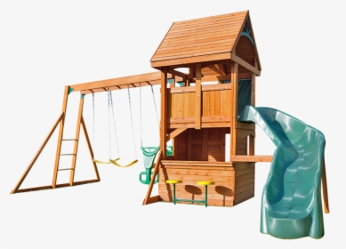 Osterley Climbing Frame - Selwood Climbing Frames Curve Slide, HD Png Download, Transparent PNG
