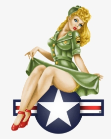 Army Pin Up, HD Png Download, Transparent PNG