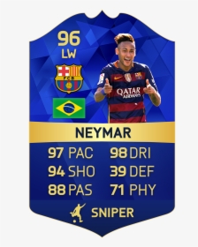 Neymar Tots Fifa 16, HD Png Download, Transparent PNG