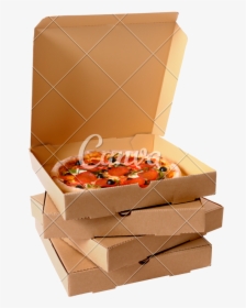 Stack Of Pizza Boxes Png - Caixas De Pizza Empilhadas, Transparent Png, Transparent PNG