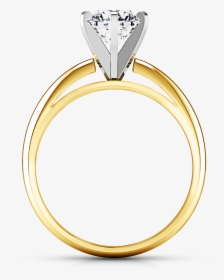 6 Prong Cathedral Solitaire Rose Gold, HD Png Download, Transparent PNG