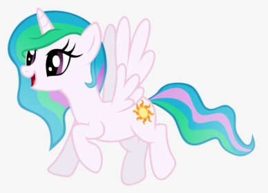Mlp Princess Celestia Pink Mane , Png Download - My Little Pony Celestia Young, Transparent Png, Transparent PNG