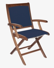 Topaz Folding Chair Blue Sling, HD Png Download, Transparent PNG
