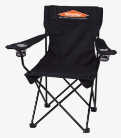 Servpro® Black Folding Chair - Outdoor Black Folding Chairs, HD Png Download, Transparent PNG