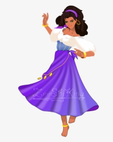 Princess Esmeralda By Zeeshik - Esmeralda The Hunchback Of Notre Dame Characters, HD Png Download, Transparent PNG
