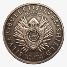 The Original Silver Bullet Silver Shield - Coin, HD Png Download, Transparent PNG