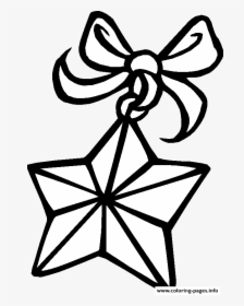 Star Of Bethlehem - Printable Christmas Star Coloring Page, HD Png Download, Transparent PNG