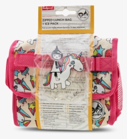 Unicorn Zipper Lunch Bag & Ice Pack - Halter, HD Png Download, Transparent PNG