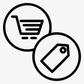 Online Finance Cart Price Tag Rate Comments Clipart - Trade And Commerce Drawing, HD Png Download, Transparent PNG