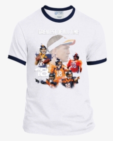 Peyton Manning Goat Personalized Ringer T-shirt - Pumping Iron T Shirt, HD Png Download, Transparent PNG