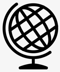 Globe Icon Png Black - Globe Icons Black And White, Transparent Png, Transparent PNG