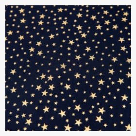 Cotton Poplin Printed Golden Stars On Black - Motif, HD Png Download, Transparent PNG