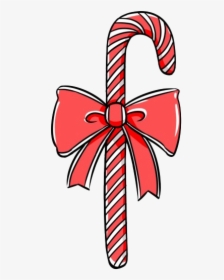 Christmas Candy Cane Background Png - Cartoon Candy Cane Png, Transparent Png, Transparent PNG