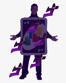Uno Wild Card Costume, HD Png Download, Transparent PNG