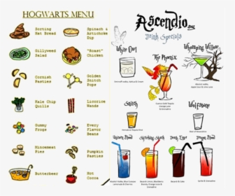 1) Magical Food Items - Harry Potter Cocktails (705x578), - Harry Potter Cocktails, HD Png Download, Transparent PNG