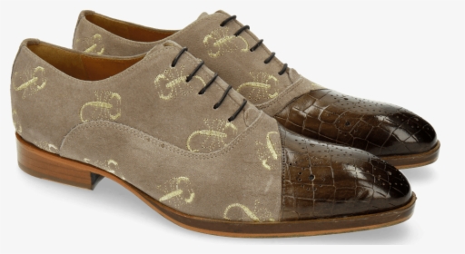 Oxford Shoes Ricky 9 Crock Suede Smoke Gold - Melvin & Hamilton, HD Png Download, Transparent PNG