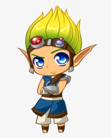 Ouo Wittle Jakie -will Art Challenge, Jak & Daxter, - Chibi Jak And Daxter, HD Png Download, Transparent PNG