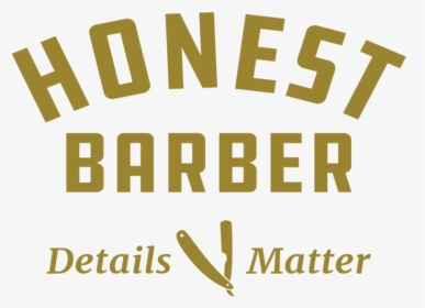 Honest Barber Logo Square - Tan, HD Png Download, Transparent PNG