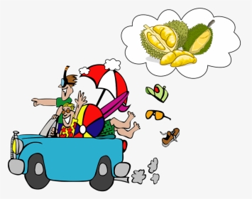 Tis The Season For - Packing The Car For The Beach Cartoon, HD Png Download, Transparent PNG