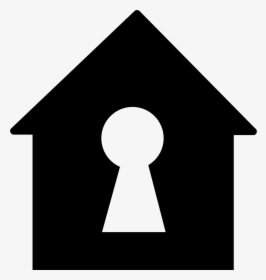 Keyhole In A Home Shape, HD Png Download, Transparent PNG