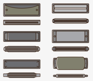 Harmonica Vector Icons - Stairs, HD Png Download, Transparent PNG