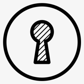 Security Keyhole Circle Security Keyhole Circle Security - Attribution Icon, HD Png Download, Transparent PNG