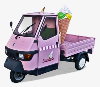 Ice Cream Truck Png, Transparent Png, Transparent PNG