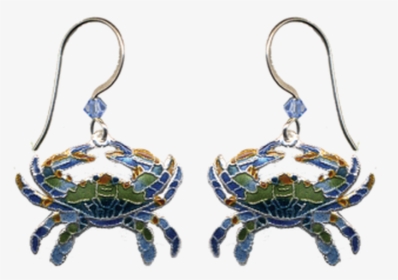 Blue Crab Wire Earrings - Earrings, HD Png Download, Transparent PNG