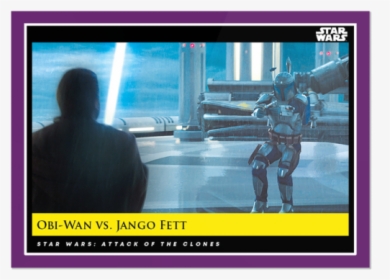 Obi Wan Vs Jango Fett - Luke Skywalker, HD Png Download, Transparent PNG