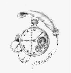 Jpg Transparent Stock Sleeve Clock Artist Continental - Hour Tattoo Designs, HD Png Download, Transparent PNG