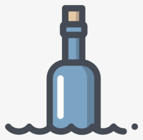 Message In Bottle Icon - Message In A Bottle Png, Transparent Png, Transparent PNG