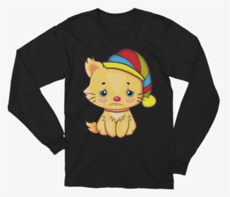Unisex Cute Kitten Long Sleeve T-shirt - Bastion Overwatch Shirt, HD Png Download, Transparent PNG