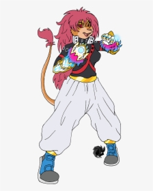 [com] Shakira The Leo Sun Fighter Ready For Battle - Cartoon, HD Png Download, Transparent PNG