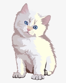 Cat Art, Stickers Messages Sticker-7 - Kitten, HD Png Download, Transparent PNG