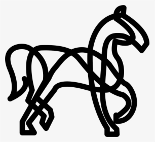 Horse Artistic Variant - Line Art, HD Png Download, Transparent PNG