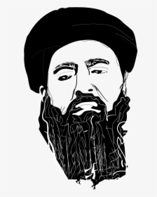 Terrorist Beard Png - Abu Bakr Al Baghdadi Png, Transparent Png, Transparent PNG