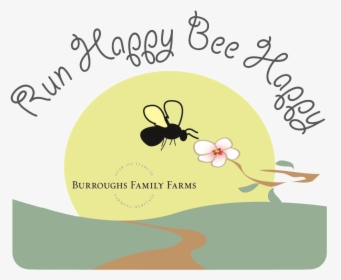 Course-run Or Walk This Rolling Hills 5k Course Along - Bee Running, HD Png Download, Transparent PNG