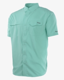 Huk Tide Point Short Sleeve Shirt    Class - Huk Button Up Shirts, HD Png Download, Transparent PNG