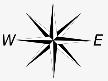Transparent Nautical Clipart Png - Simple Compass Transparent Background, Png Download, Transparent PNG