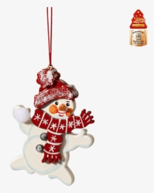 Snowman With Scarf - Christmas Day, HD Png Download, Transparent PNG