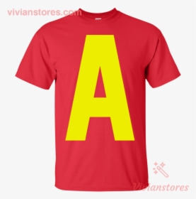 Letter A Halloween Costume Chipmunk T Shirt Vivianstores - Active Shirt, HD Png Download, Transparent PNG