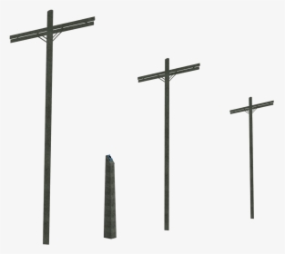 Pole Vector Utility - Cross, HD Png Download, Transparent PNG