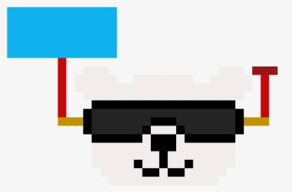 The White Bear - Pixel Art Minecraft Demonio, HD Png Download, Transparent PNG