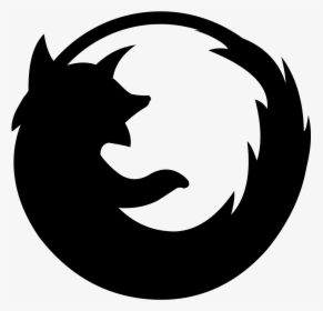 Firefox Icons Png - Firefox Black And White Icon, Transparent Png, Transparent PNG
