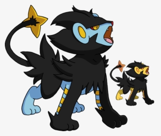 Shiny Luxray Vs Luxray , Png Download - Shiny Luxray Vs Normal, Transparent Png, Transparent PNG