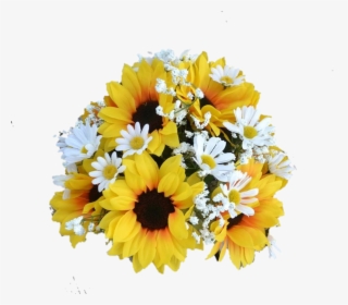 #adesivos #tumblr #picsart #vintage #retro #flower - Rustic Sunflower Wedding Bouquet, HD Png Download, Transparent PNG