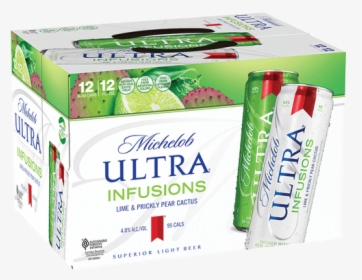 Michelob Ultra Infusions Lime And Prickly Pear Cactus, HD Png Download, Transparent PNG